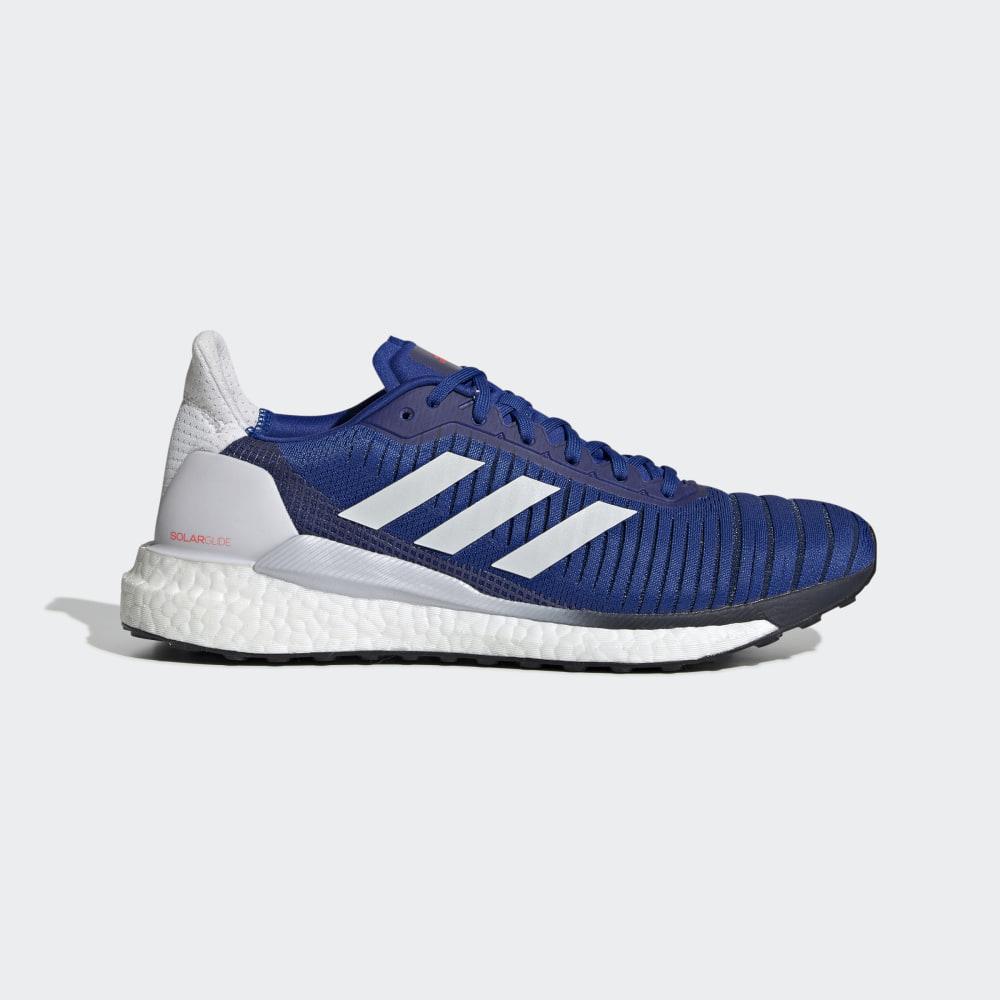 Bocanci Munte Adidas SolarGlide 19 Barbati Romania - Albastru Regal/Gri/Rosii EE4296
